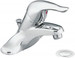 Moen L64621 Chrome Bath Sink Faucet Single Lever Handle 4