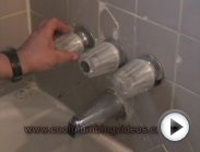 1-How to convert and three handle tub and shower valve to a