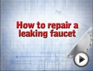 How to repair a leaky faucet