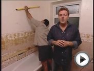 How To Tile A Bathroom Wall - Doing The Job